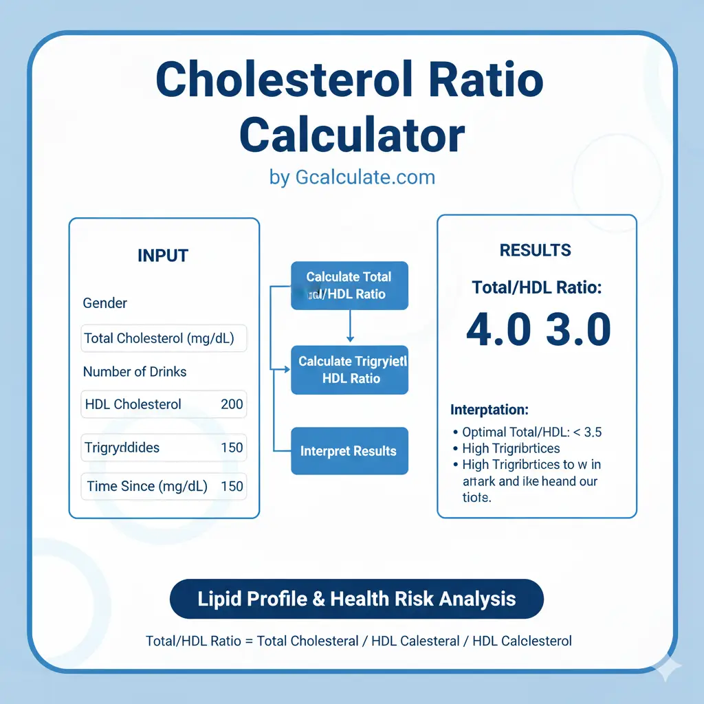 Cholesterol Ratio Calculator
